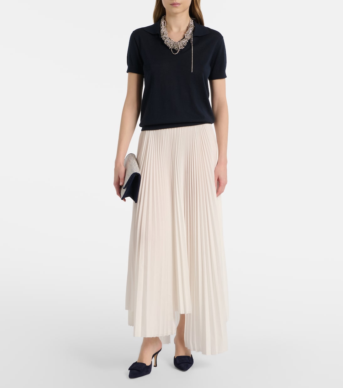 Pochette Capripla en raphia | Manolo Blahnik