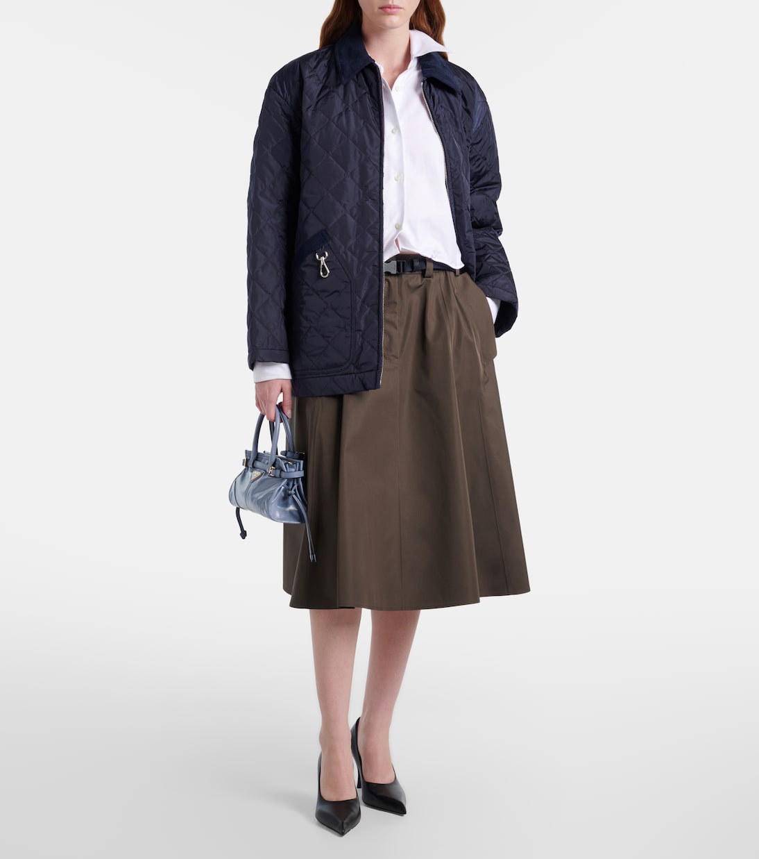 Henkeltasche Prada Bonnie Mini aus Leder | Prada