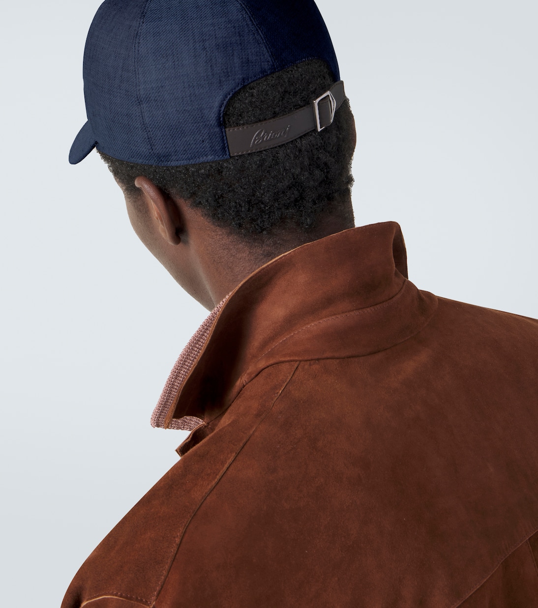 Logo linen and wool baseball cap | Brioni