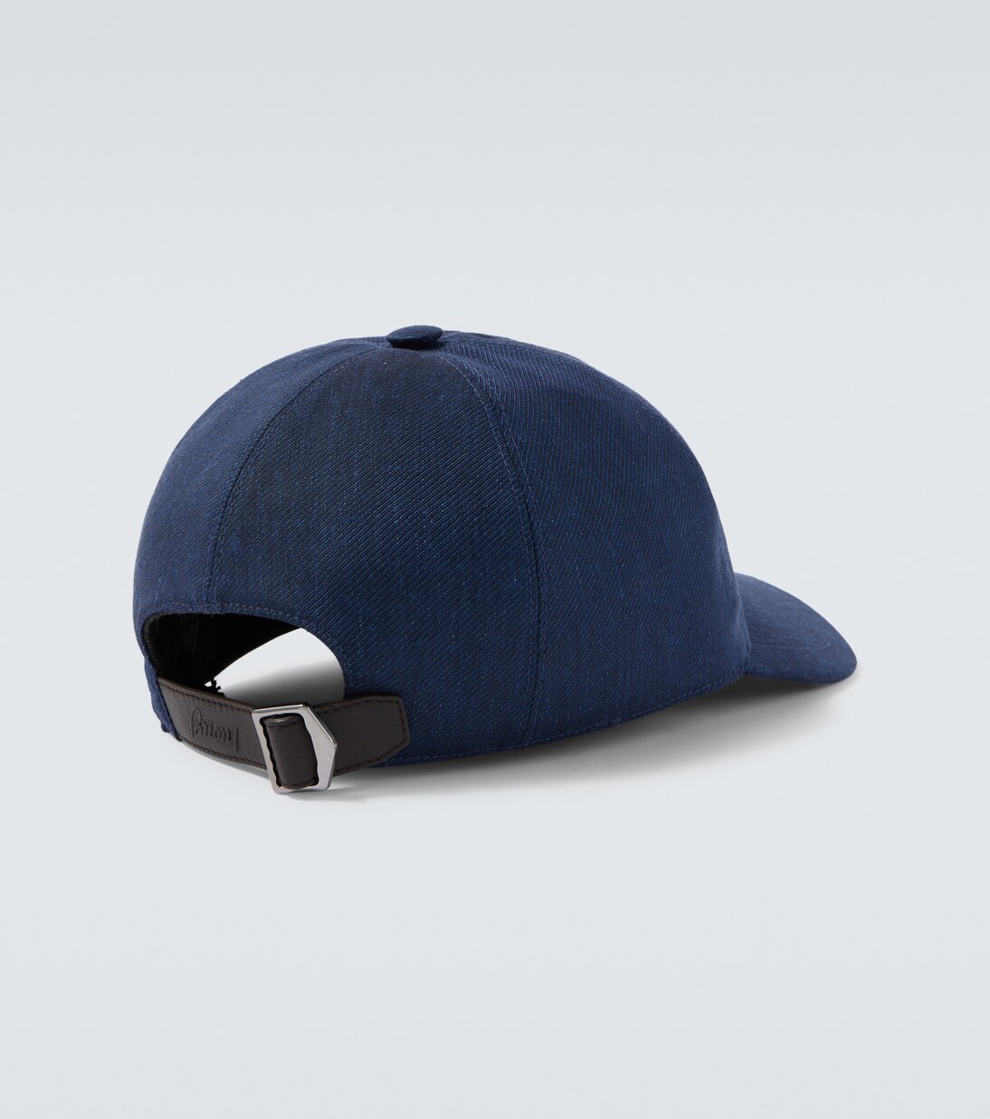 Logo linen and wool baseball cap | Brioni