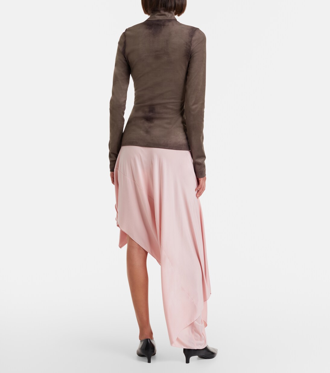 Falda midi asimétrica | Maison Margiela