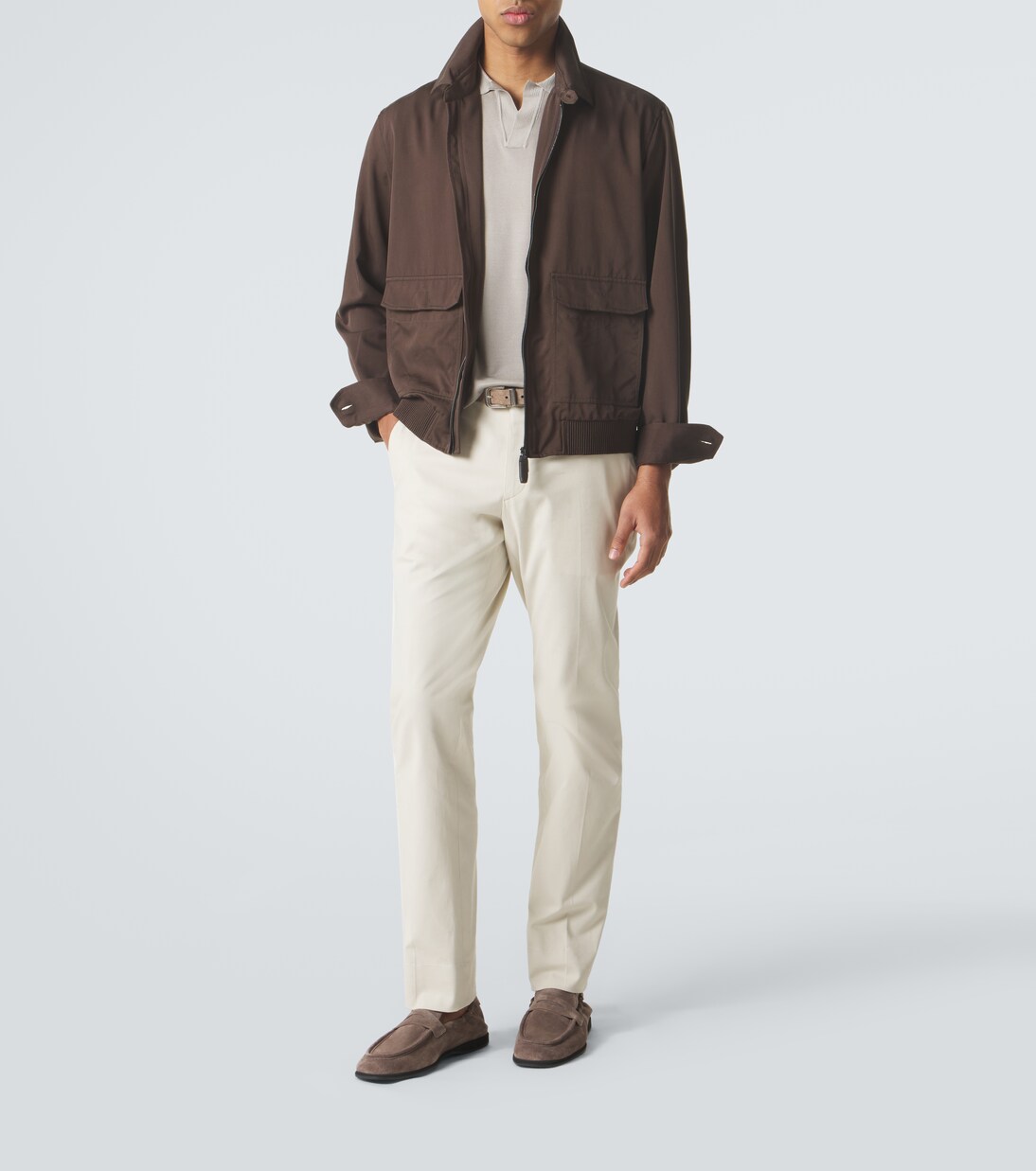 Suede penny loafers | Brioni