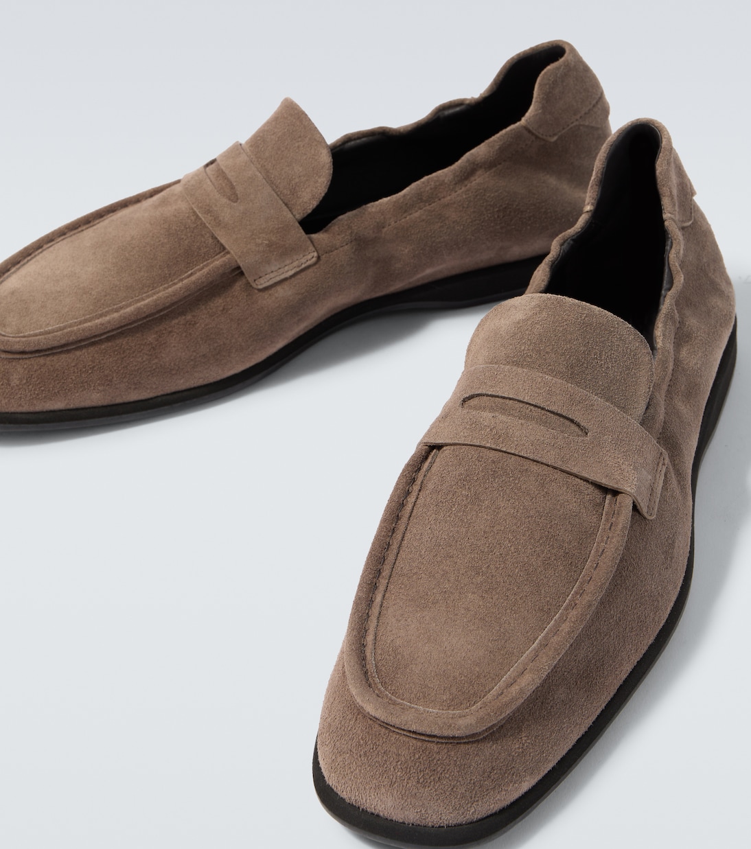 Suede penny loafers | Brioni
