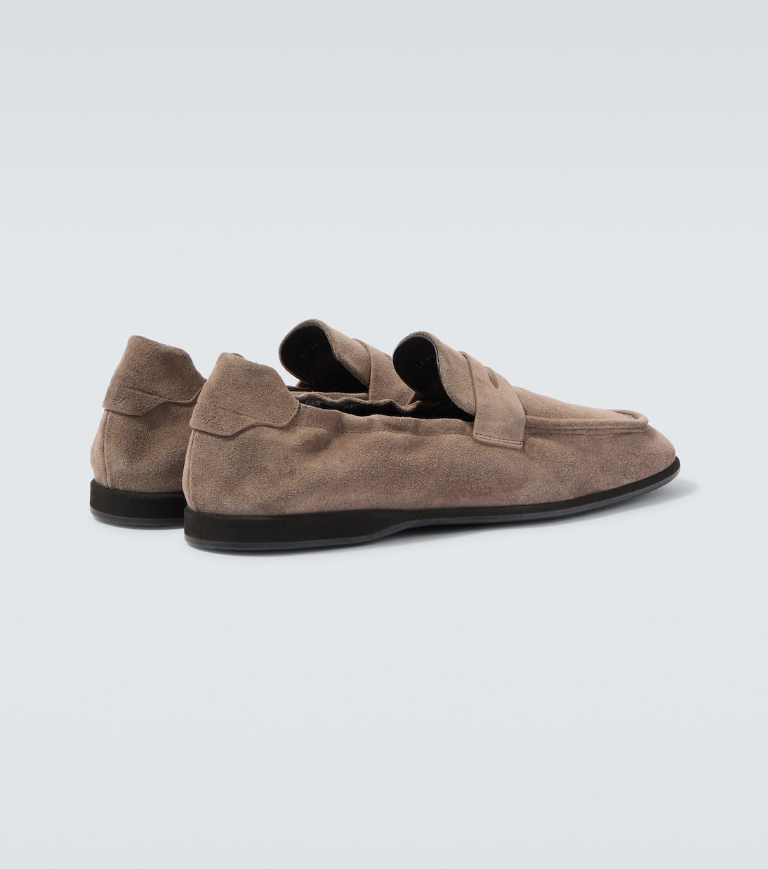 Suede penny loafers | Brioni