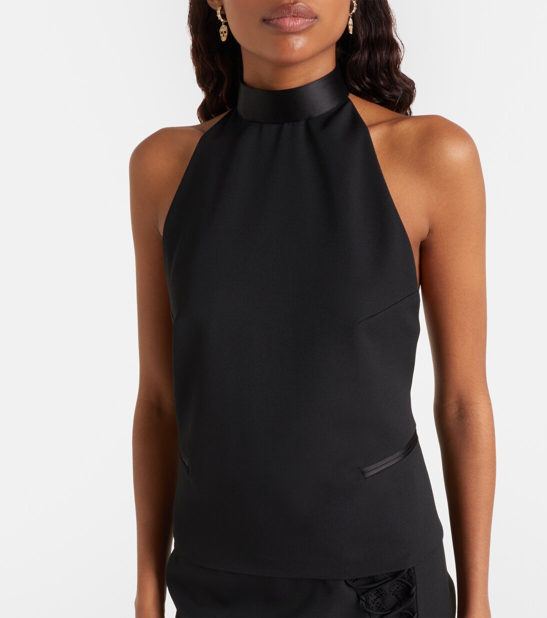 Satin top | McQueen
