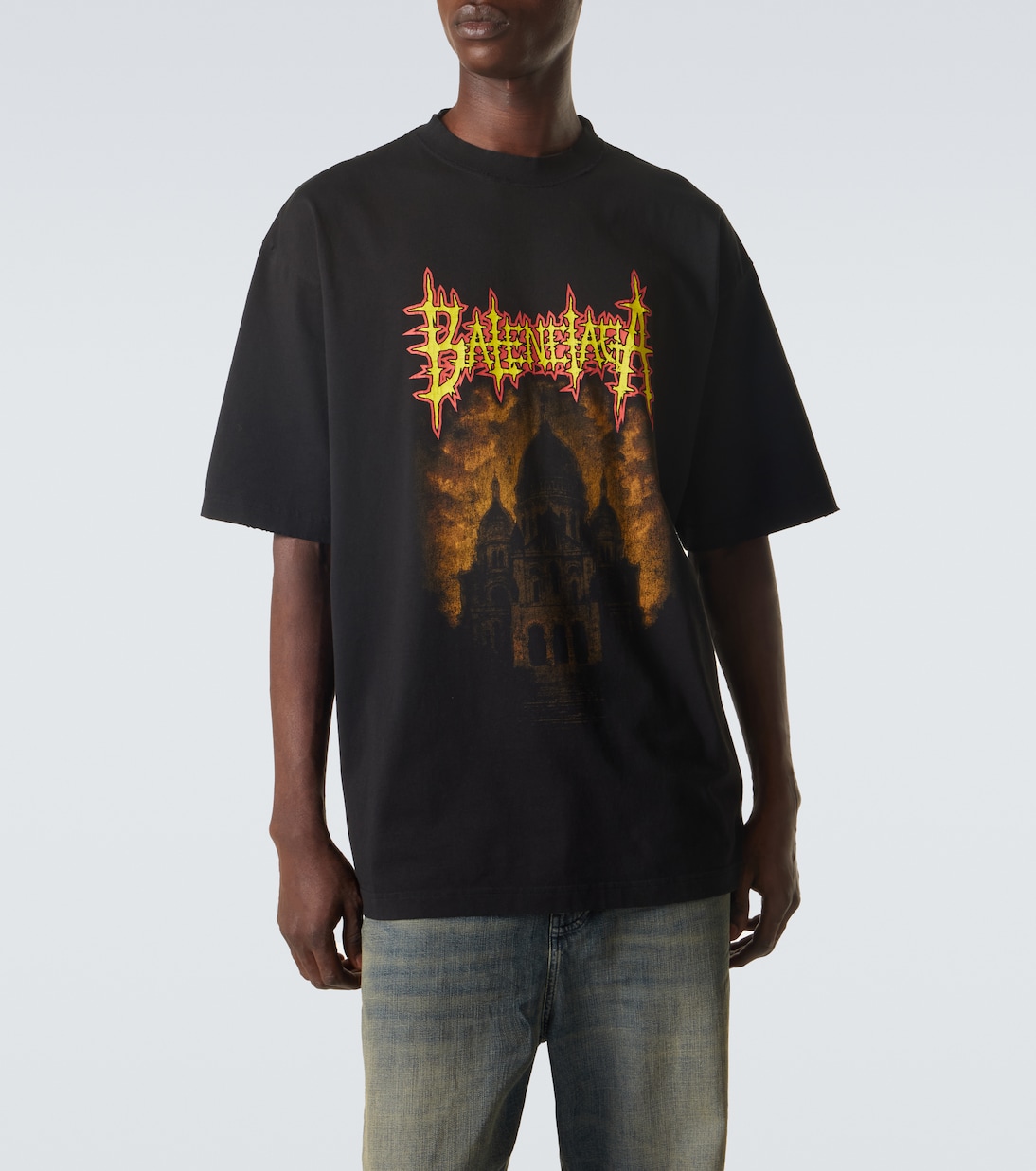 T-shirt imprimé en coton | Balenciaga