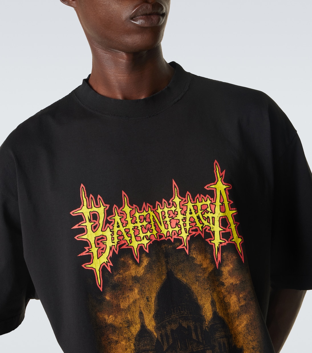 T-shirt imprimé en coton | Balenciaga