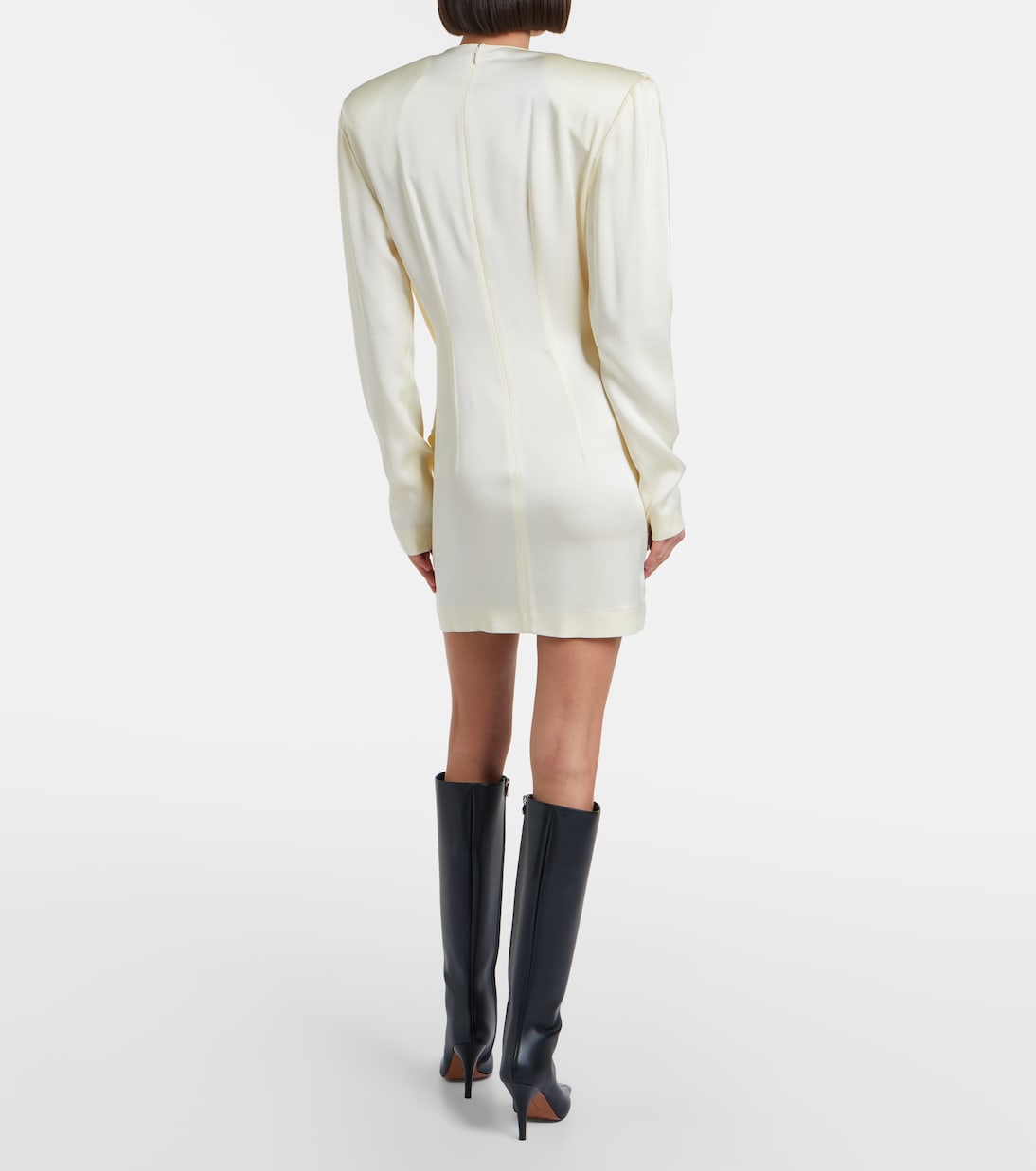 Draped satin minidress | Stella McCartney