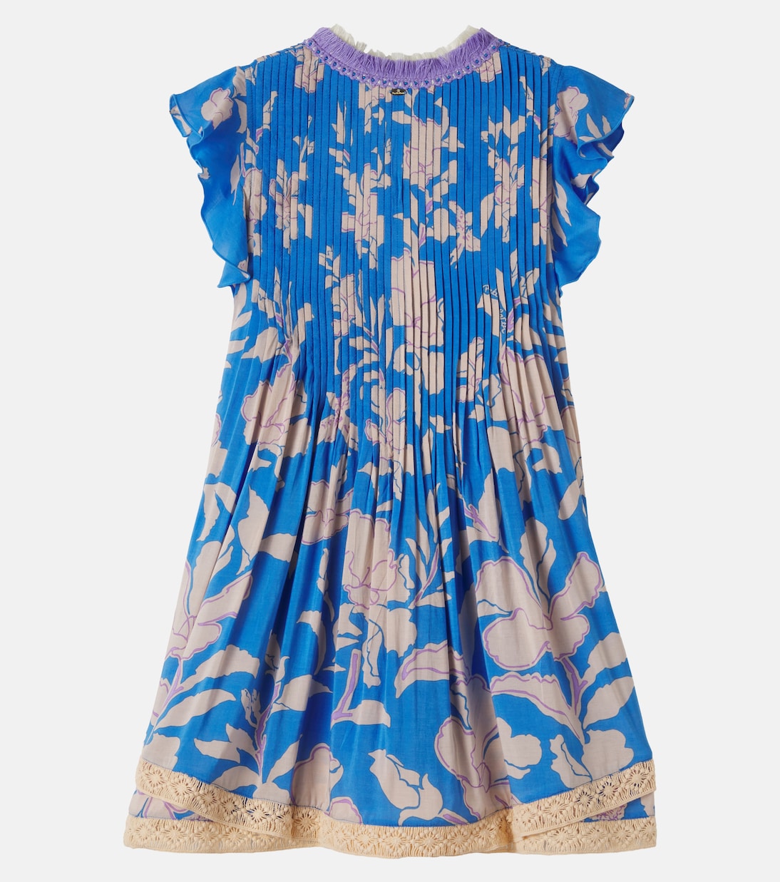Sasha floral pleated dress | Poupette St Barth Kids