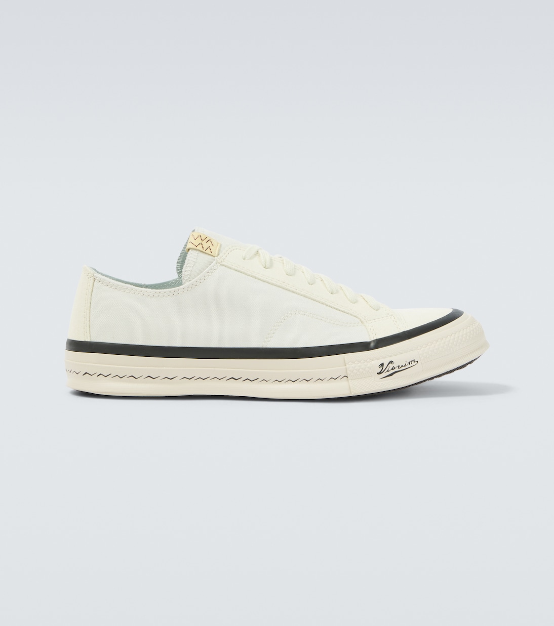 Nolan leather-trimmed canvas sneakers | Visvim