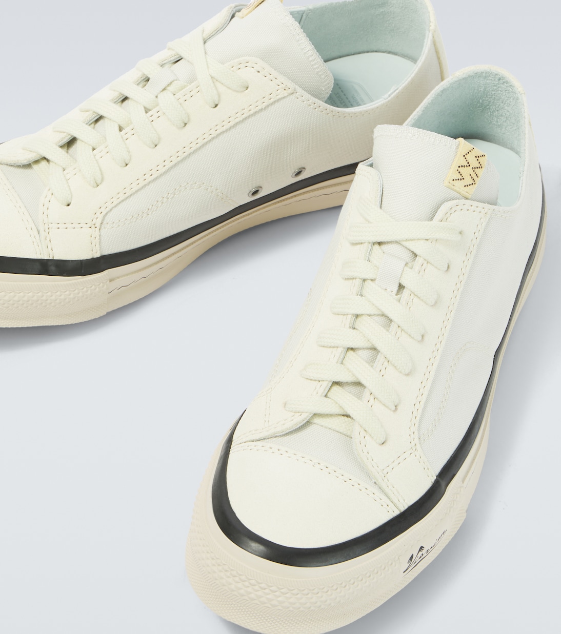 Nolan leather-trimmed canvas sneakers | Visvim