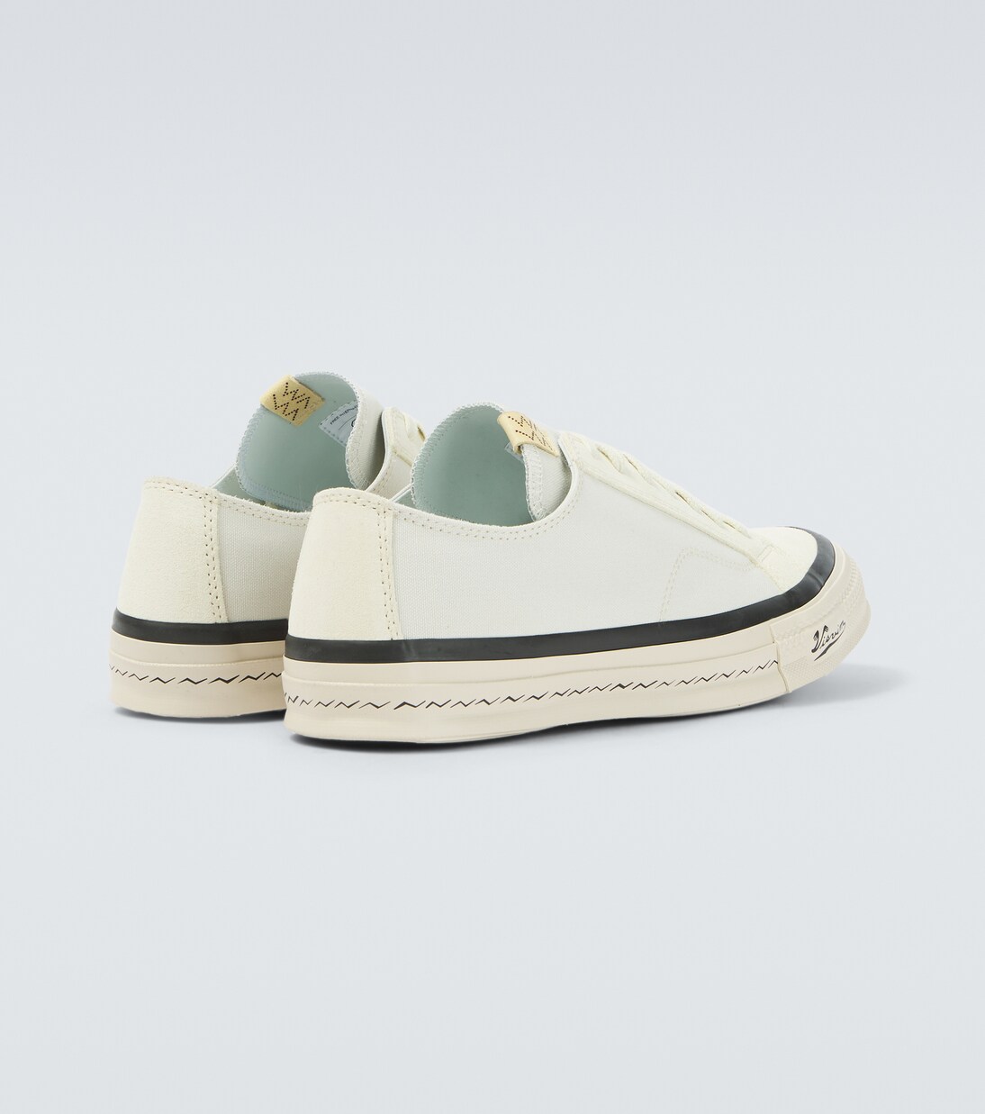 Nolan leather-trimmed canvas sneakers | Visvim