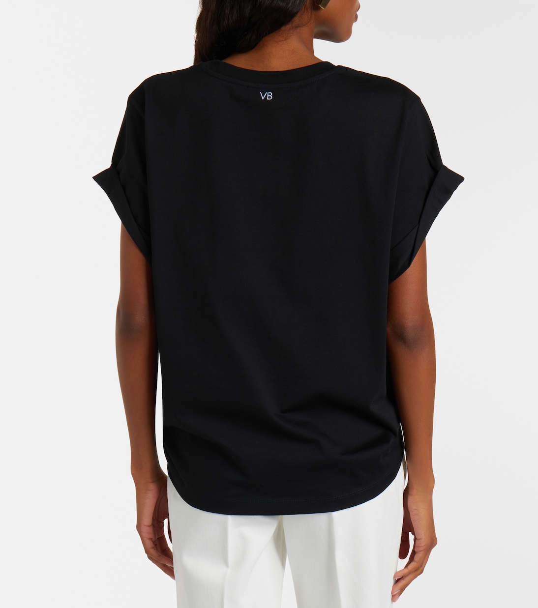 T-shirt Tilly in jersey di cotone | Victoria Beckham
