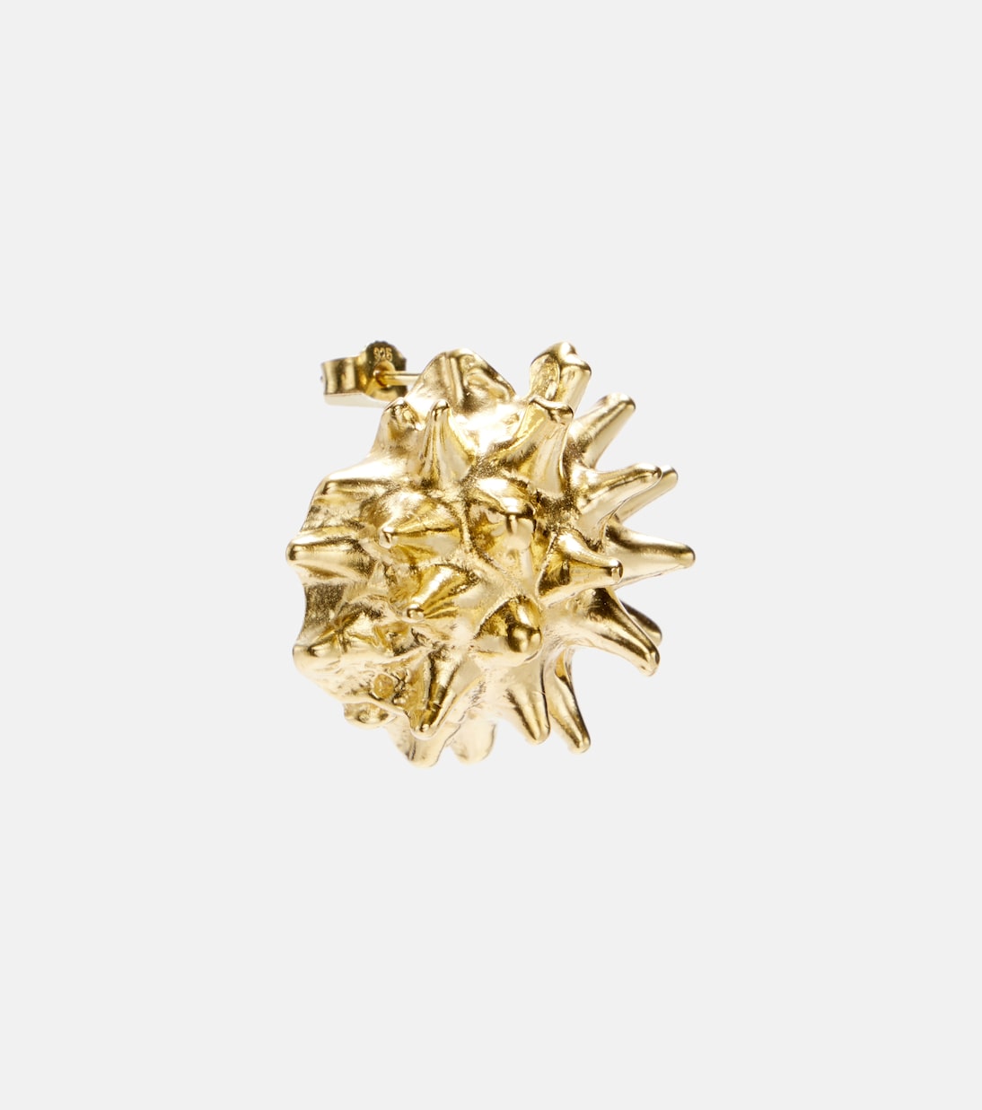 Sea Urchin 24K镀金耳环 | Ysso