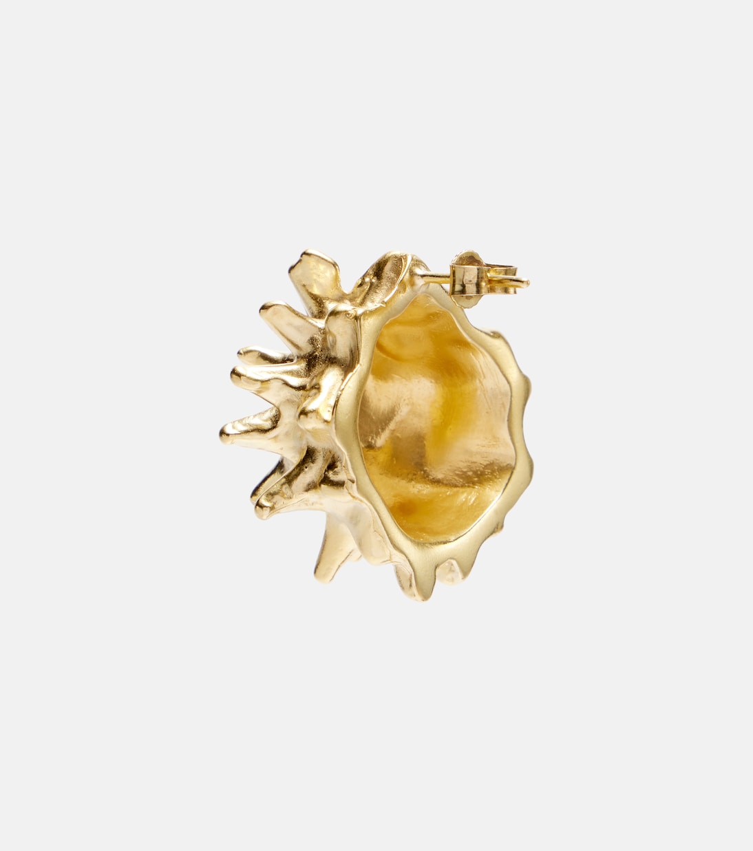 Sea Urchin 24K镀金耳环 | Ysso