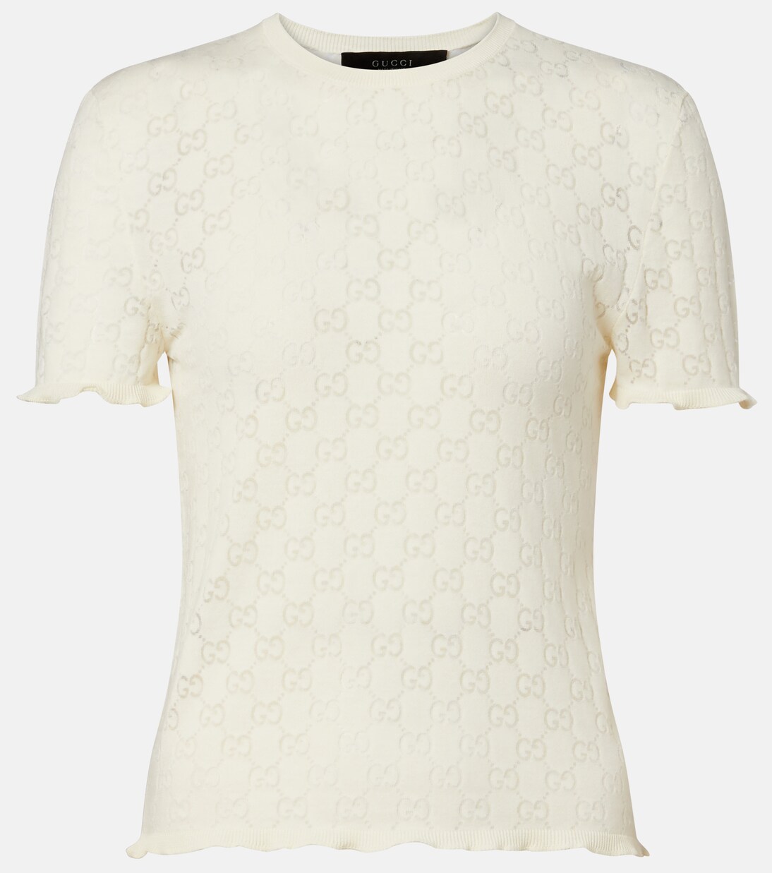 T-shirt GG en coton mélangé | Gucci
