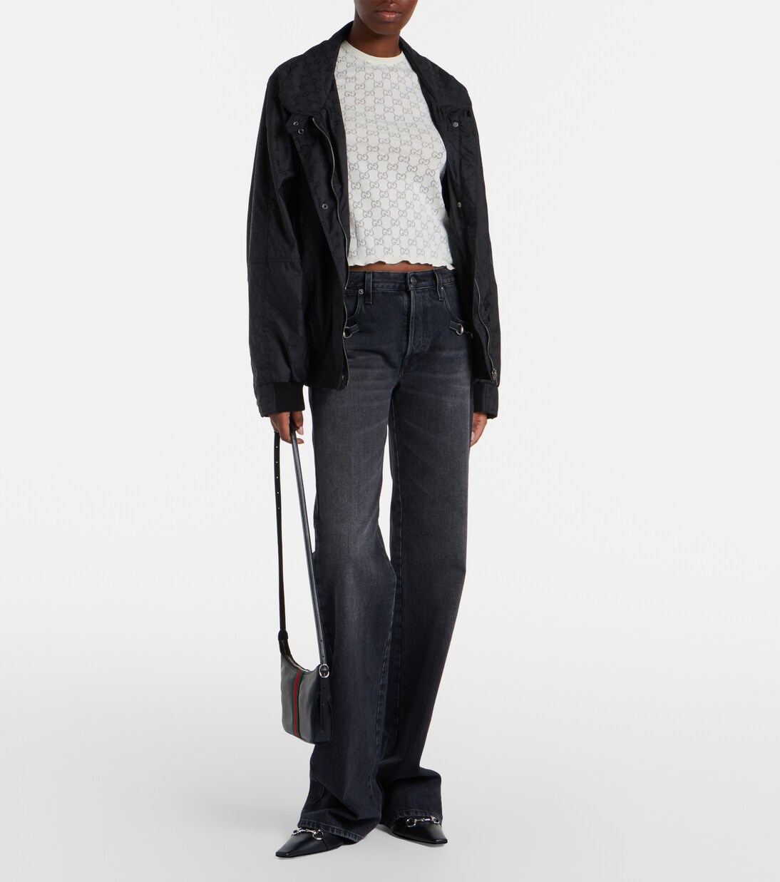 T-shirt GG en coton mélangé | Gucci