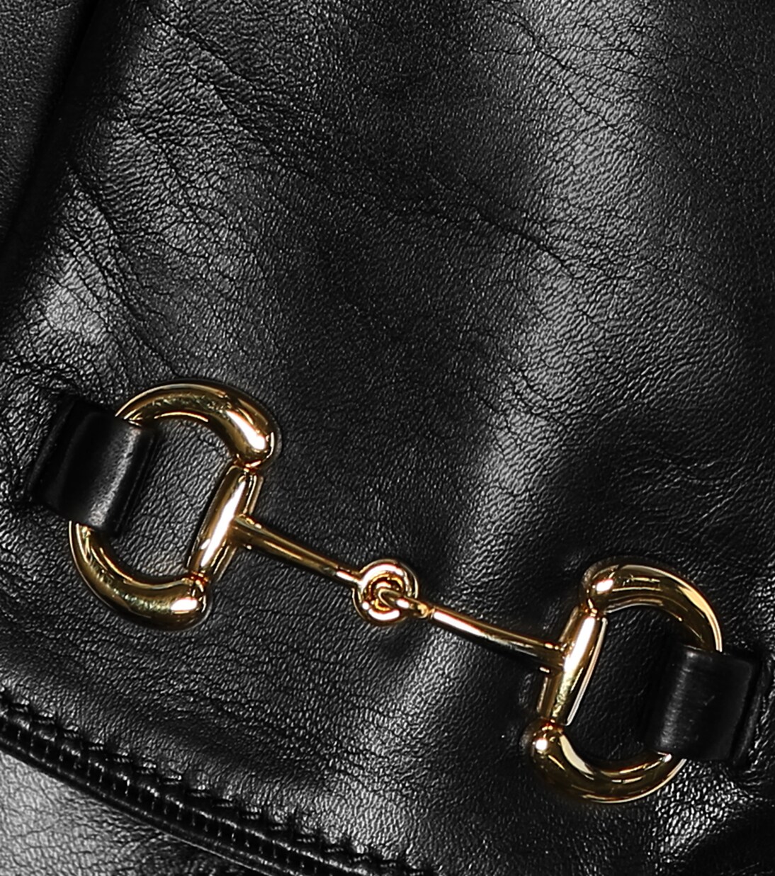 Horsebit leather gloves | Gucci
