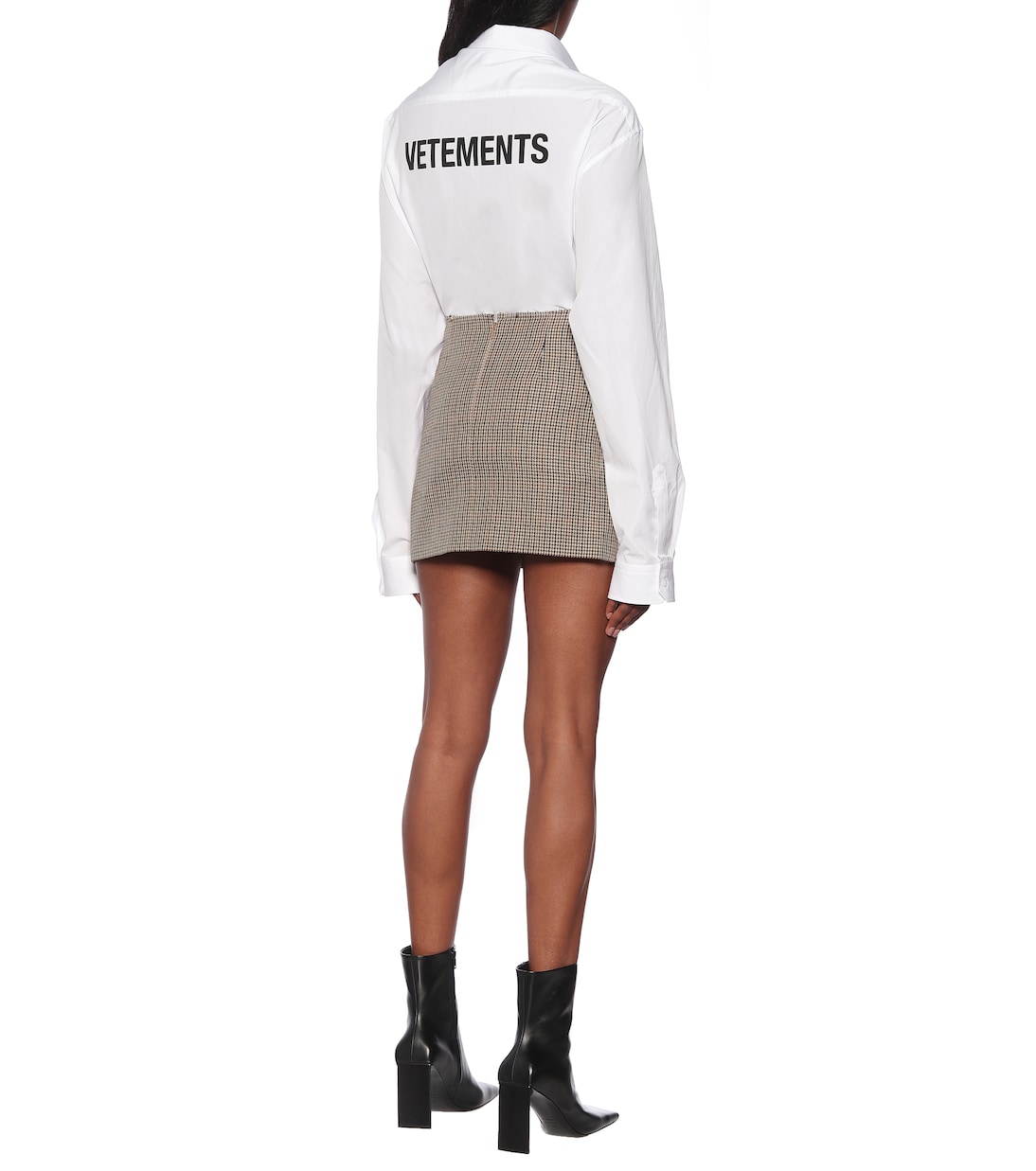Minifalda de lana virgen | Vetements