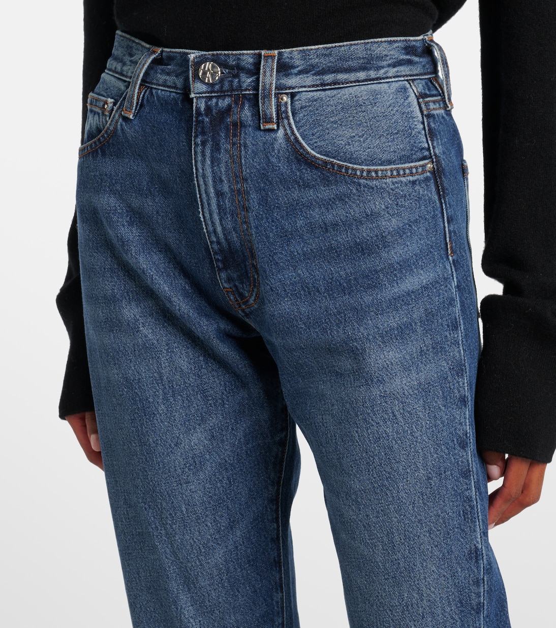 Jean droit à taille mi-haute | Toteme