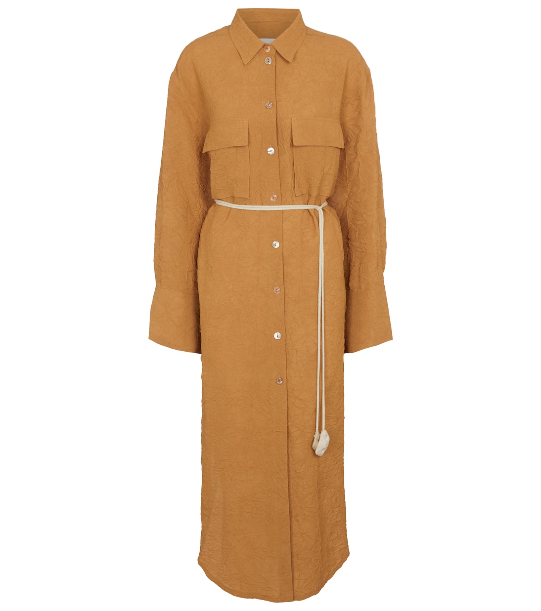 Hemdblusenkleid Fruma aus Satin | Nanushka