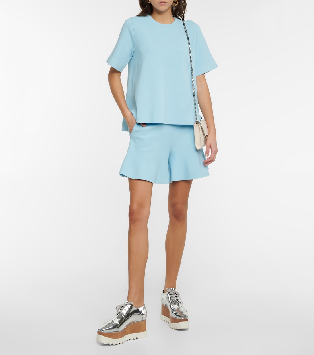 High-Rise Shorts Strong Silhouette | Stella McCartney