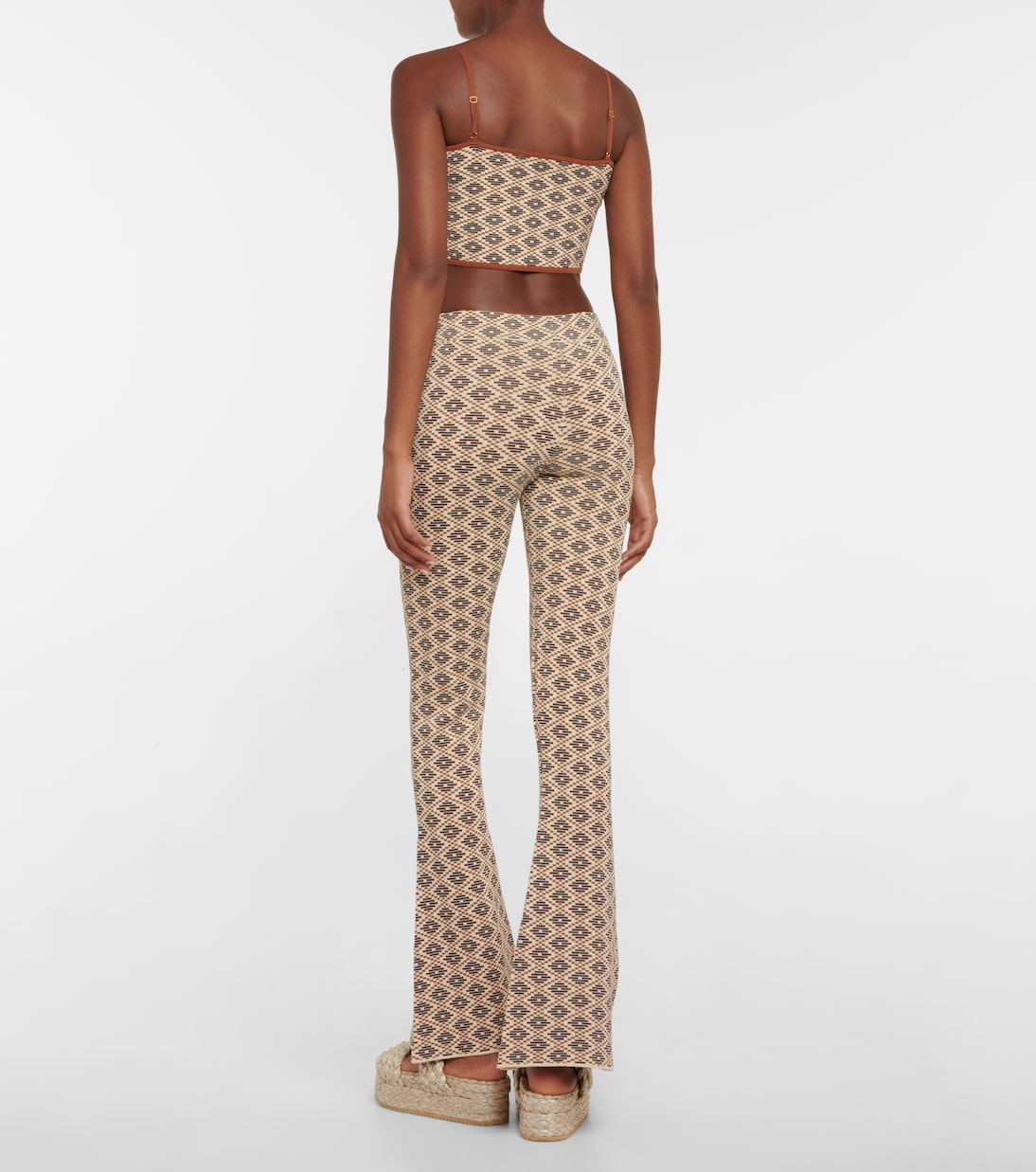 Cropped-Top Eichi aus Jacquard | Dodo Bar Or