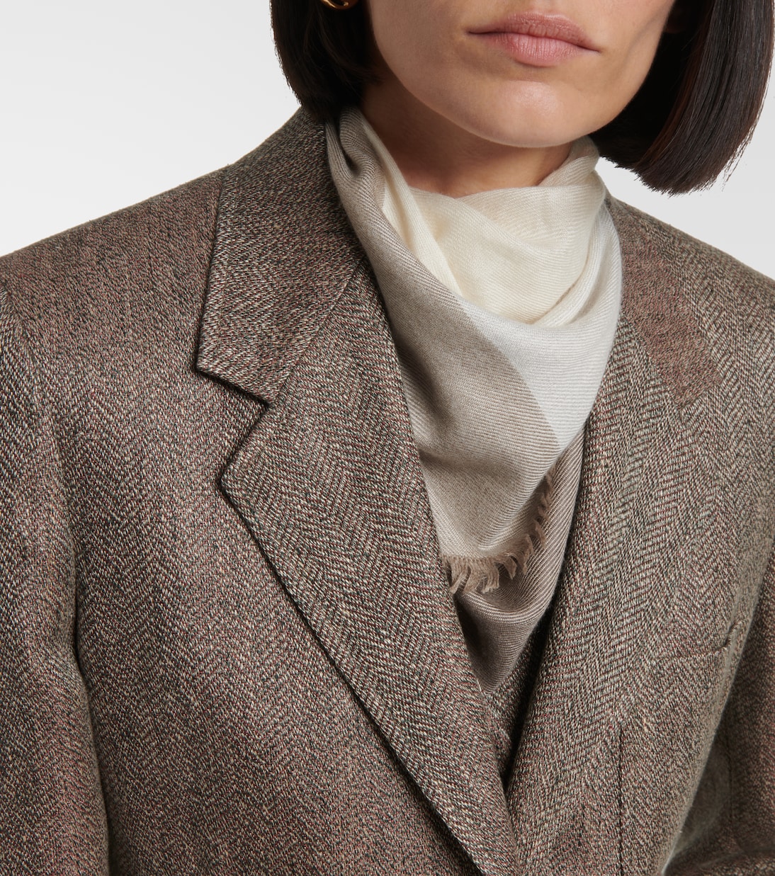 Carre silk and cashmere scarf | Loro Piana