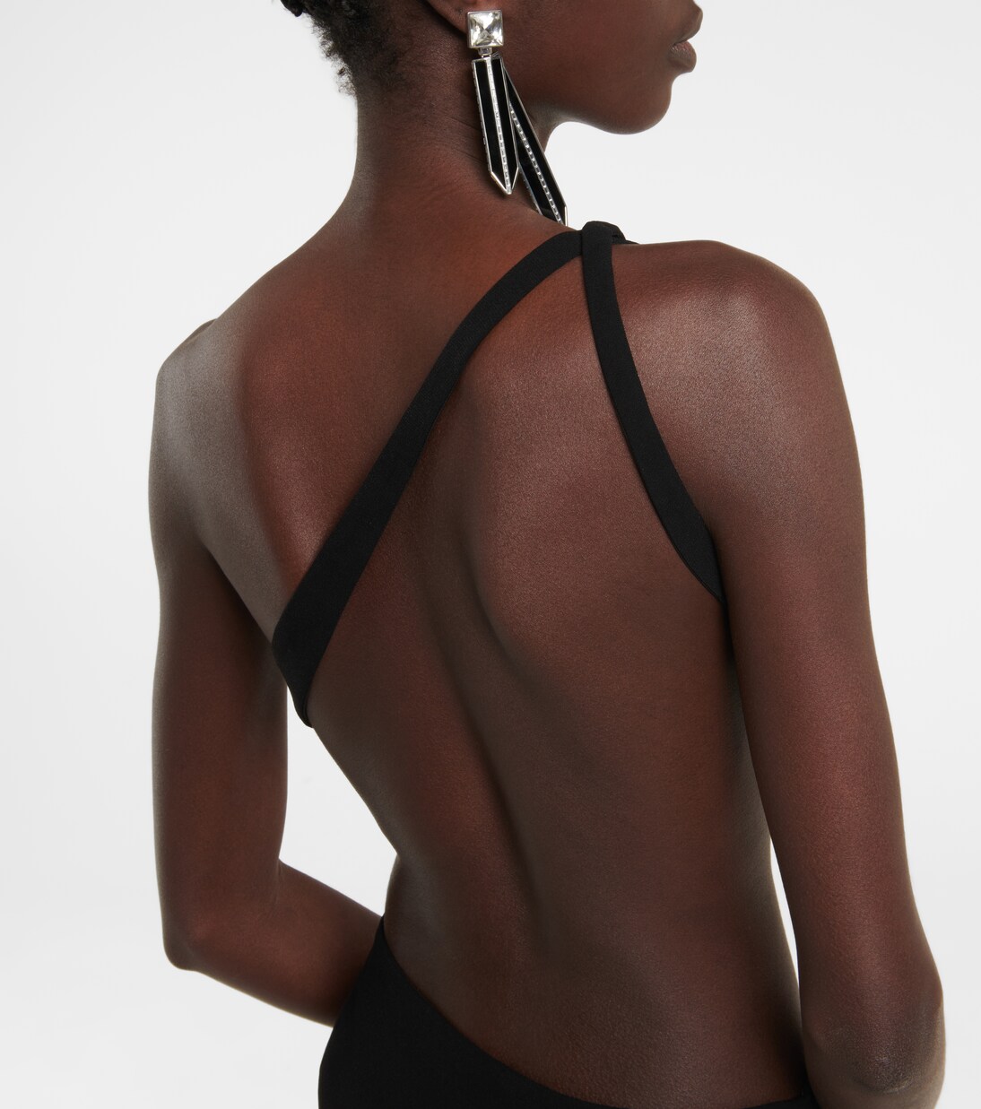 Robe asymétrique en crêpe | Mônot