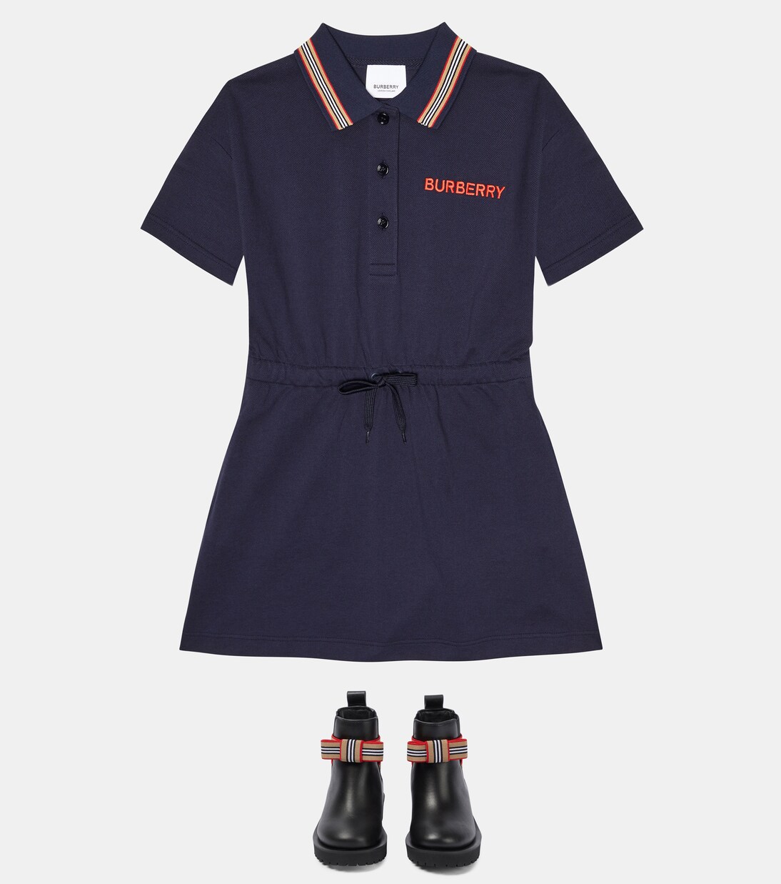 Leather ankle boots | Burberry Kids