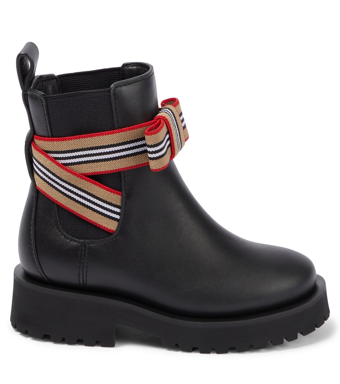 Leather ankle boots | Burberry Kids