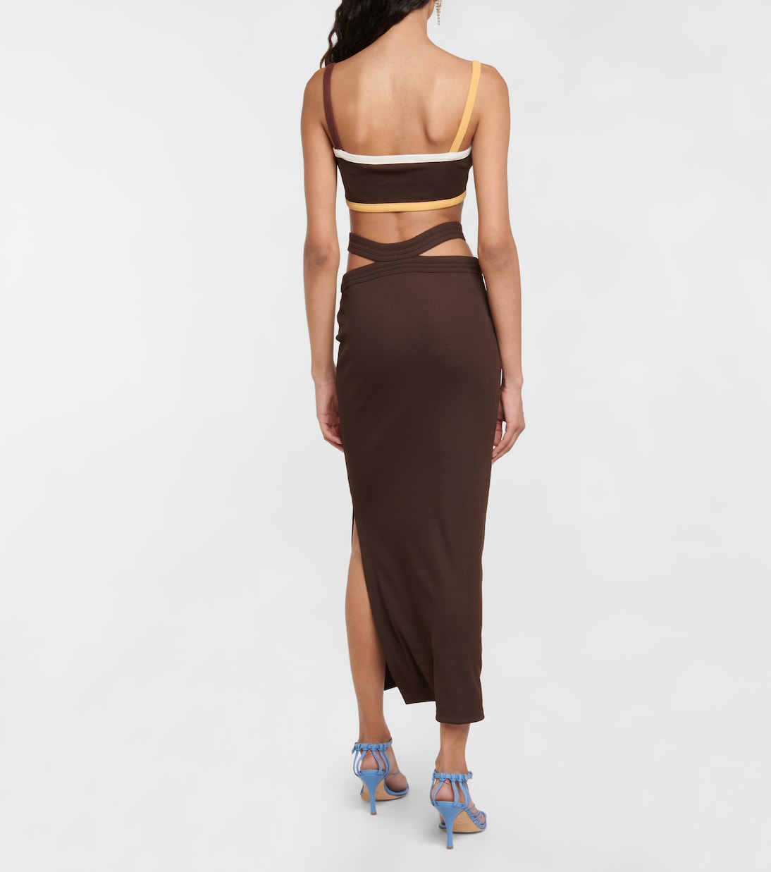 Cutout column maxi skirt | Christopher Esber