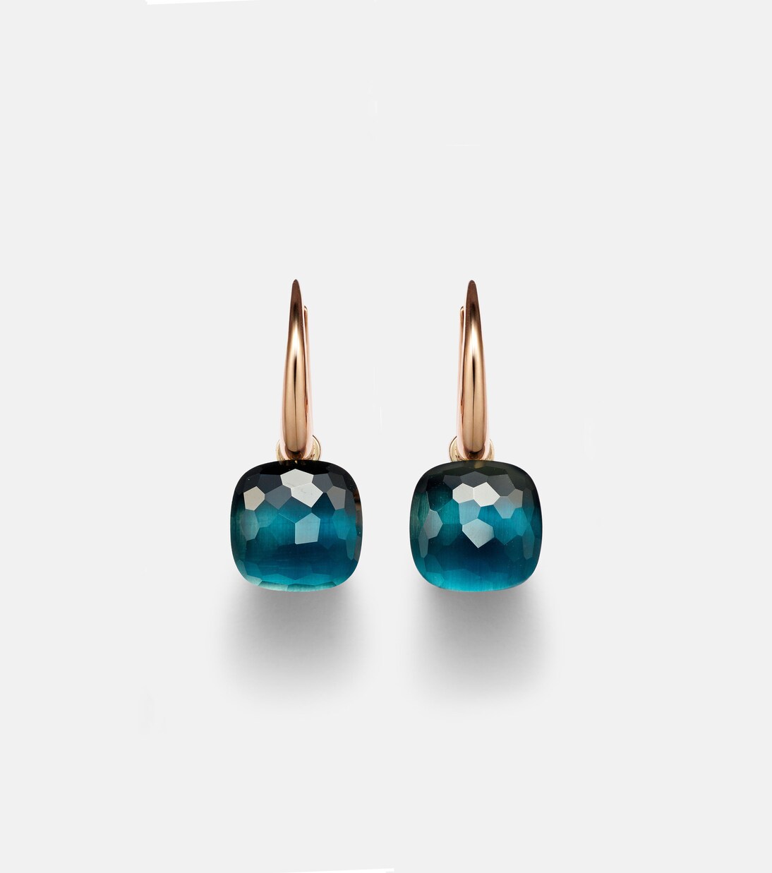 Boucles d’oreilles Nudo en or 18 ct et quartz rose | Pomellato