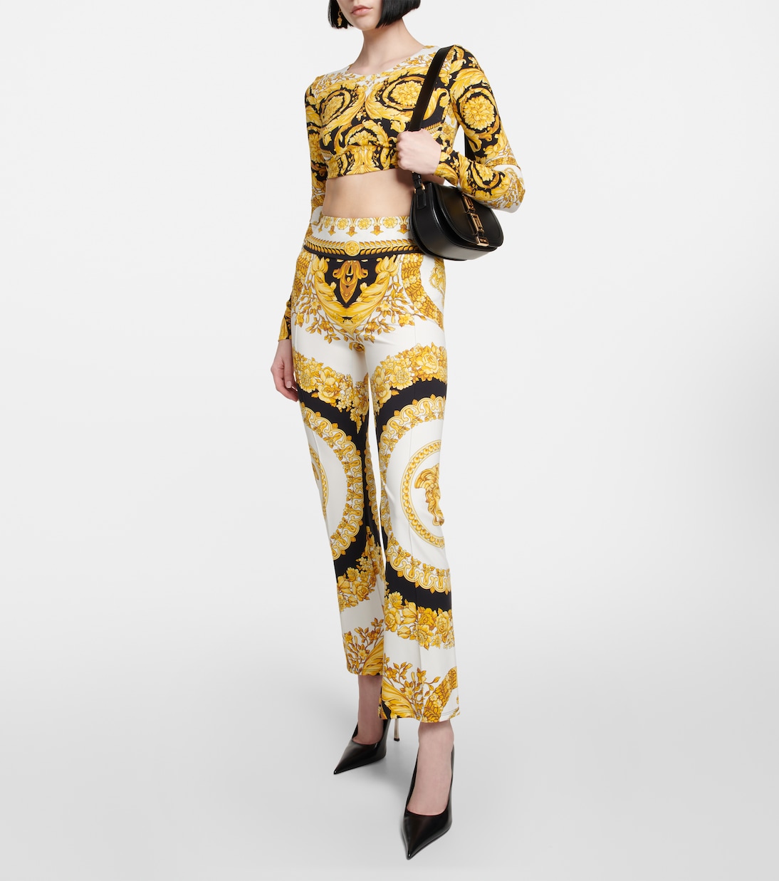 Cropped-Top Barocco | Versace