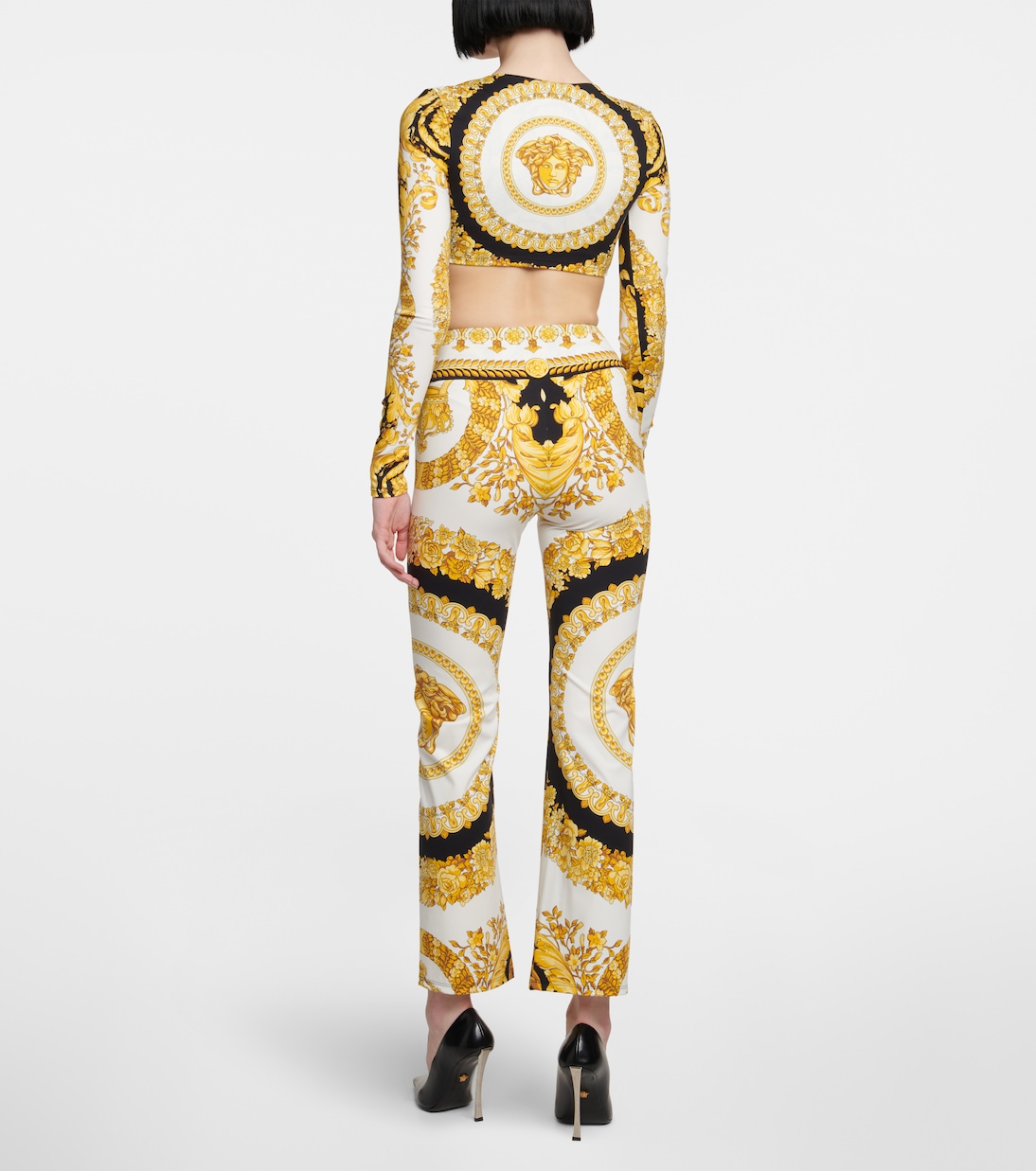 Cropped-Top Barocco | Versace
