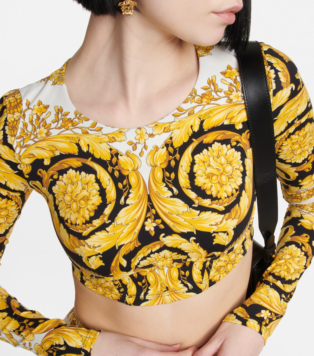 Cropped-Top Barocco | Versace
