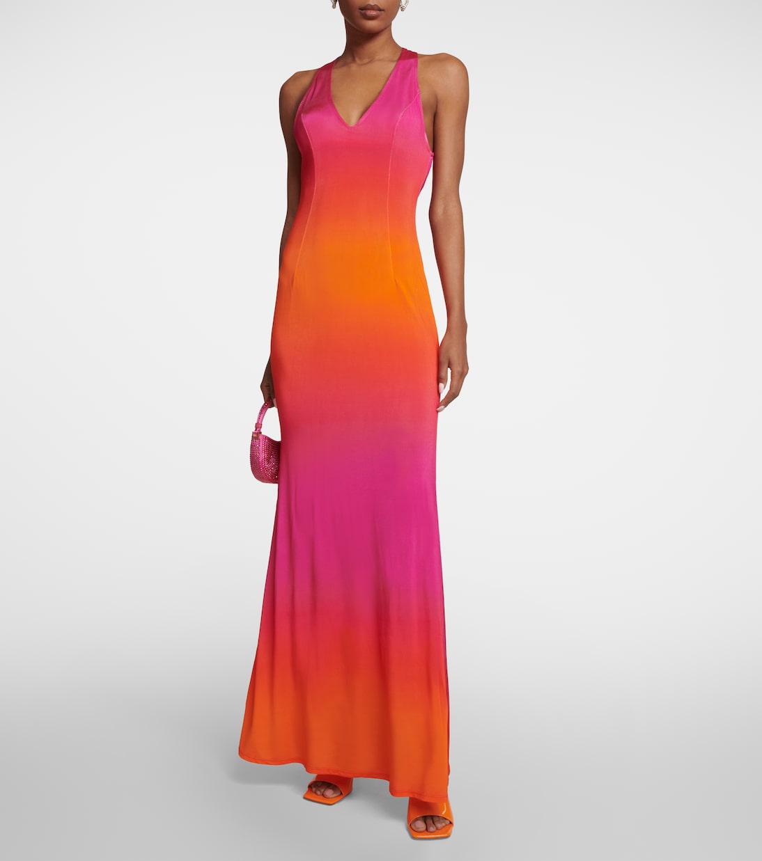 Maxikleid High Sea aus Jersey | Louisa Ballou