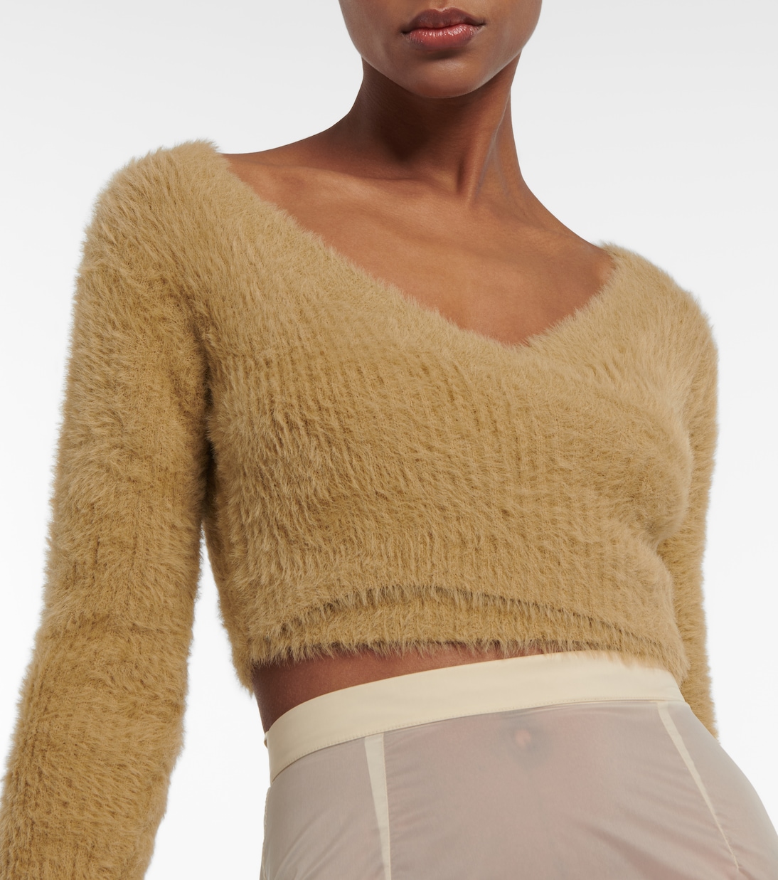 Cropped-Top aus Strick | MM6 Maison Margiela