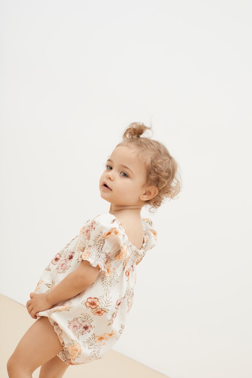 Baby Palermo linen and cotton bodysuit | The New Society