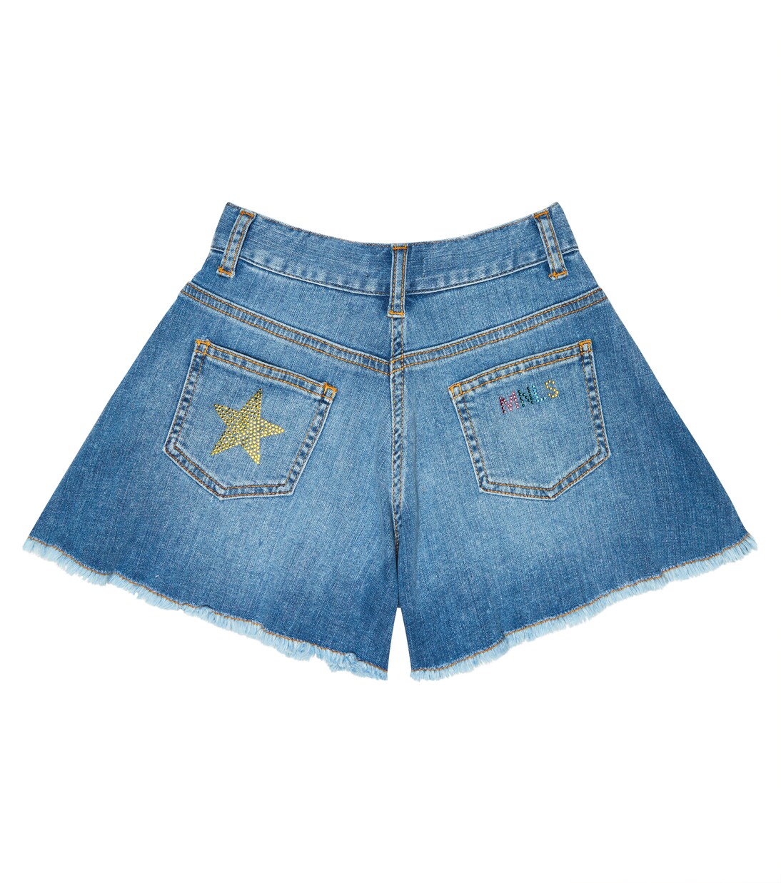 Printed denim skort | Monnalisa