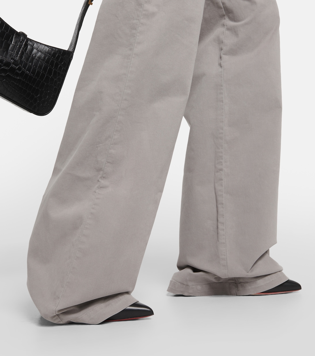 Pantalon ample Flavie en coton et lin | Nili Lotan