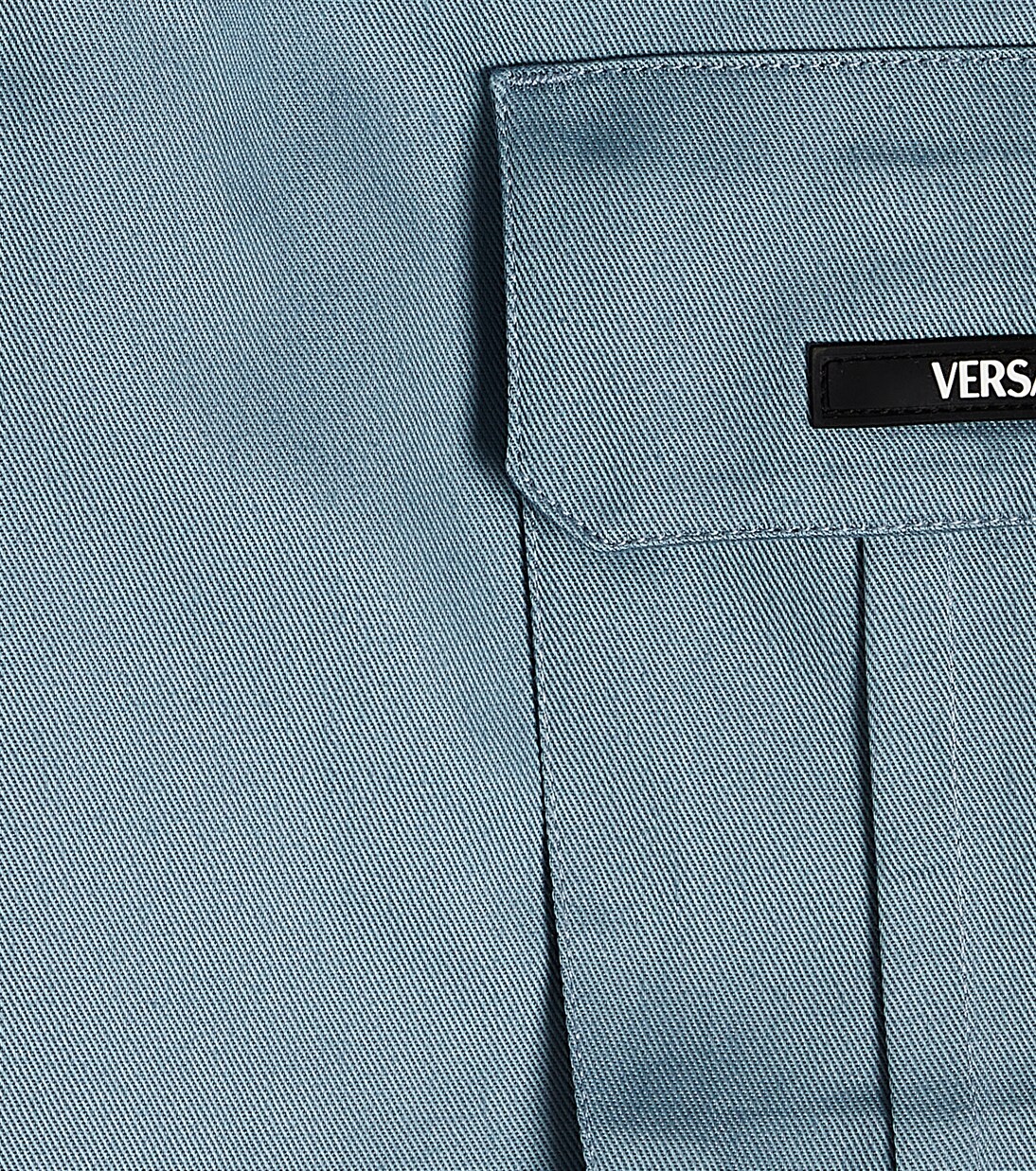 Greca cotton gabardine pants | Versace Kids