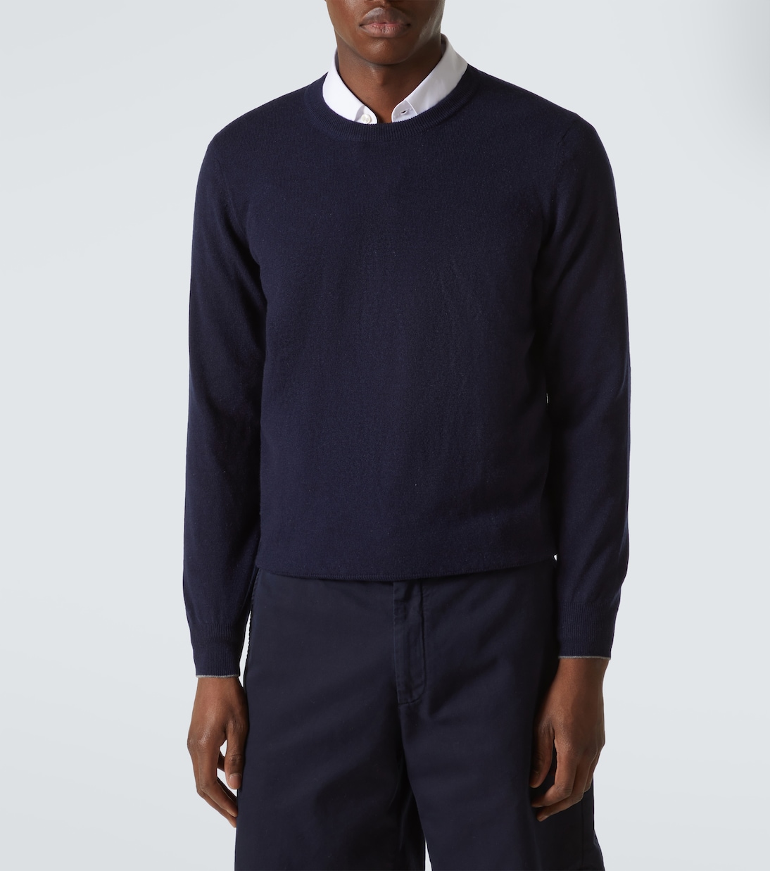 Jersey de cachemir con cuello redondo | Brunello Cucinelli