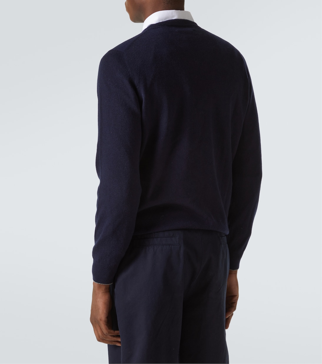 Jersey de cachemir con cuello redondo | Brunello Cucinelli