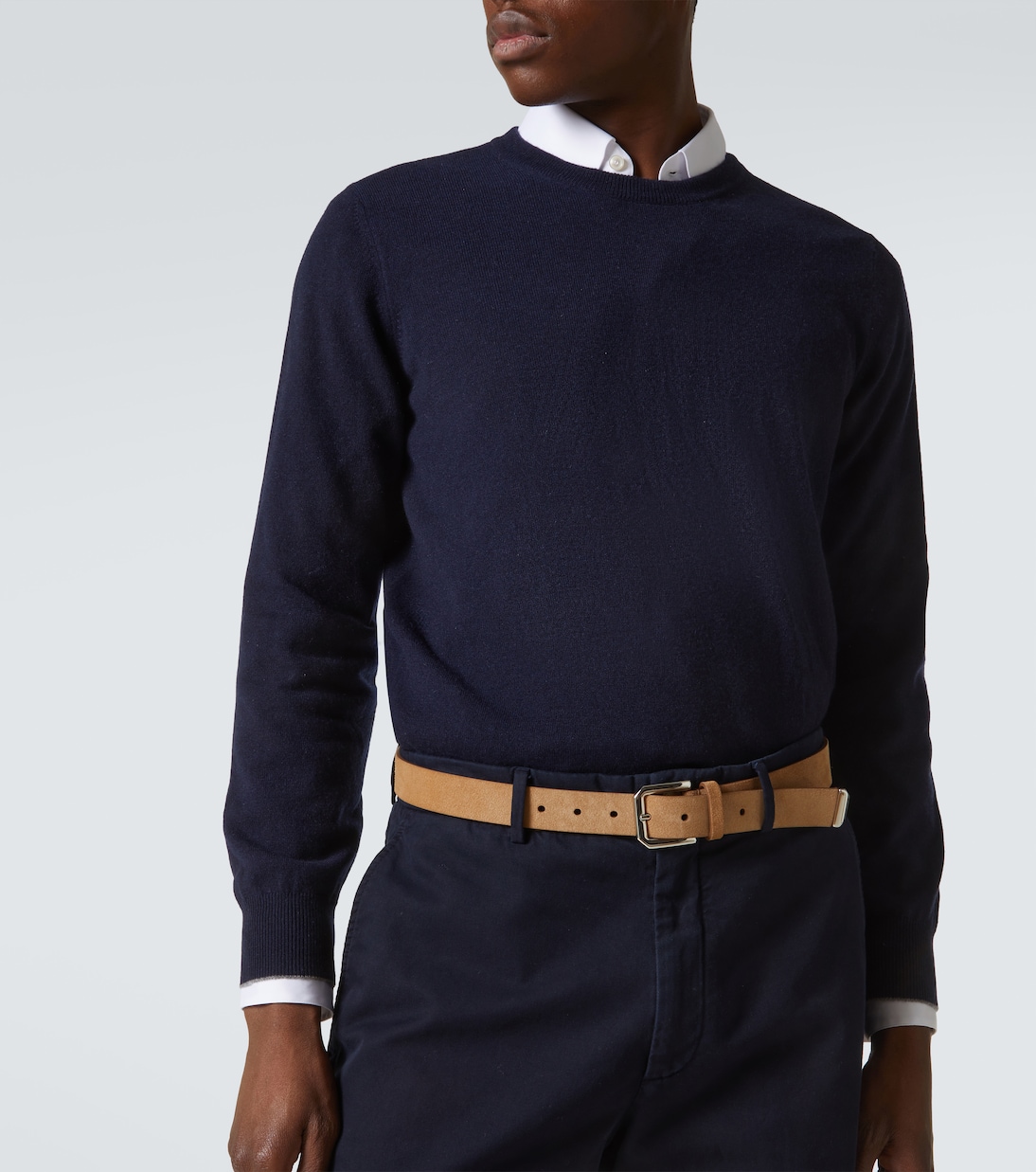 Jersey de cachemir con cuello redondo | Brunello Cucinelli