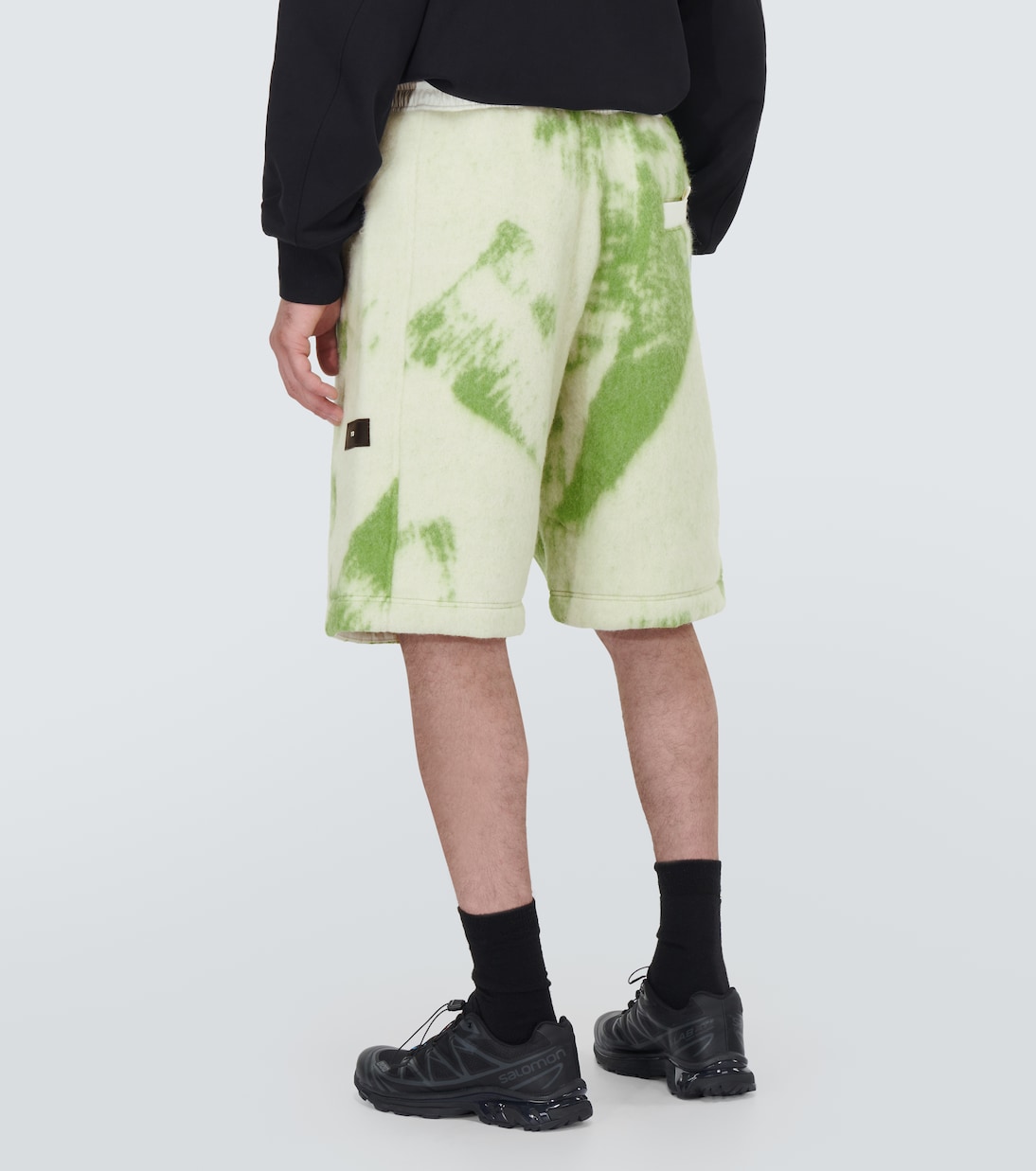 Printed wool-blend shorts | Y-3