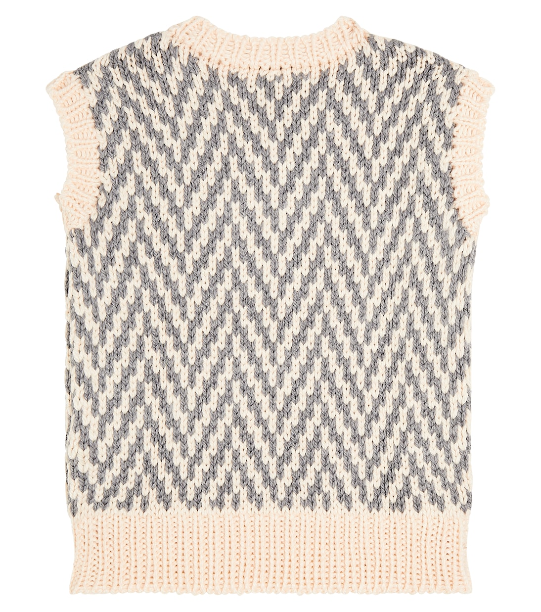 Striped wool-blend sweater vest  | Paade Mode