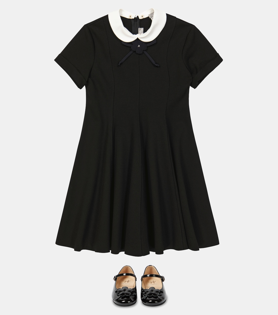 Appliqué dress | Il Gufo