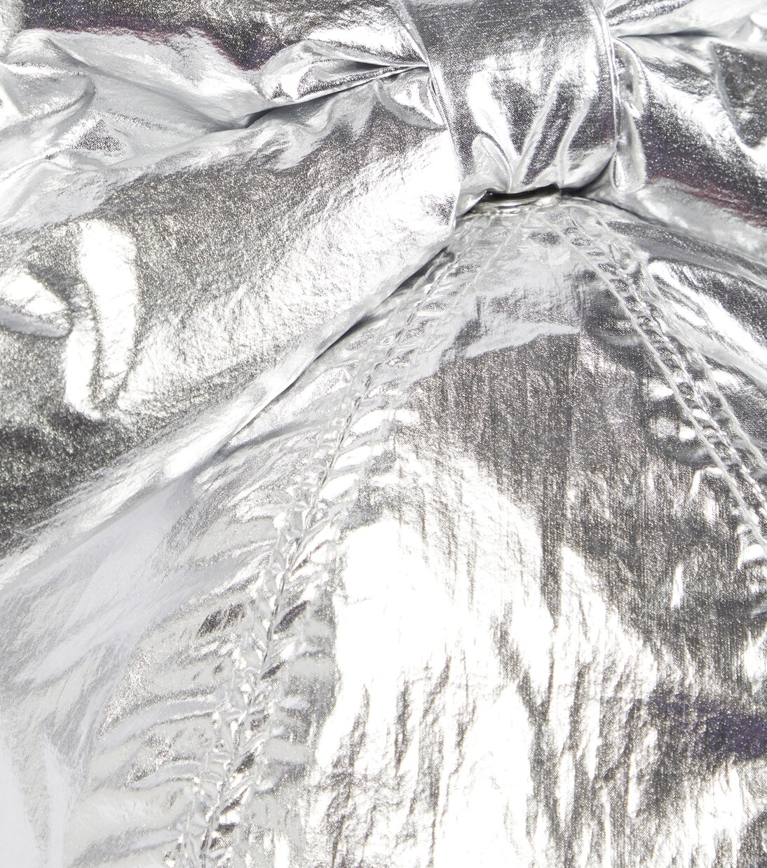 Bow-detail metallic baseball cap | Caroline Bosmans