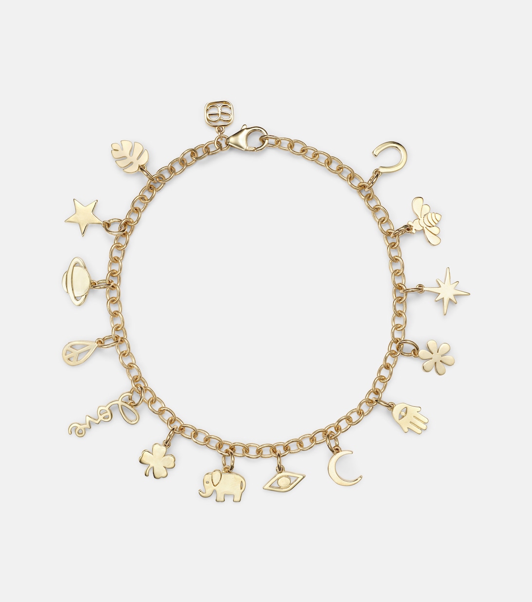 Bracelet en or 14 ct à ornements | Sydney Evan